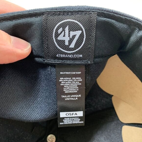 Milwaukee Brewers MLB Navy Blue 47 Brand MVP Adjustable Hat New - Picture 5 of 6